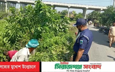 কামারখন্দে অপরাধ ও দুর্ঘটনা রোধে ওসি হাশমত আলীর ব্যতিক্রমী উদ্যোগ