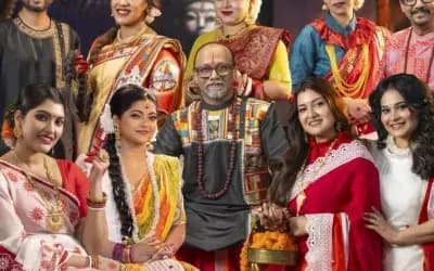 বিপ্লব সাহার পরিকল্পনা ও পরিচালনায় ‘পূজো বাড়ির গান’