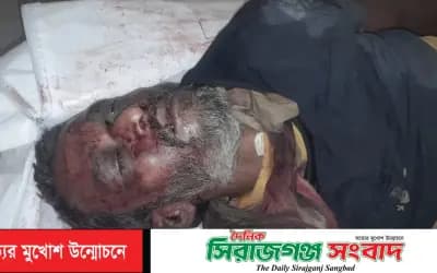 সিরাজগঞ্জে গাড়ির ধাক্কায় অজ্ঞাত ব্যক্তির মৃত্যু,পরিচয় মেলেনি