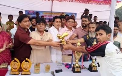 শাহজাদপুরে আন্তঃস্কুল ফুটবল চ্যাম্পিয়নশিপের ফাইনালে ইউনিক মডেল স্কুল বিজয়ী