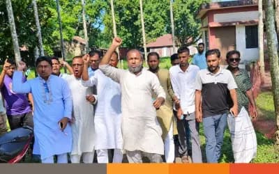 সিরাজগঞ্জের রায়গঞ্জে মৎস্য প্রকল্পের খুঁটি-তার সরানোর অভিযোগ