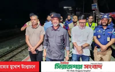 সিরাজগঞ্জে হয় সন্ত্রাসীরা থাকবে,নয়তো আমরা: পুলিশ সুপার সাইফুল ইসলাম সানতু