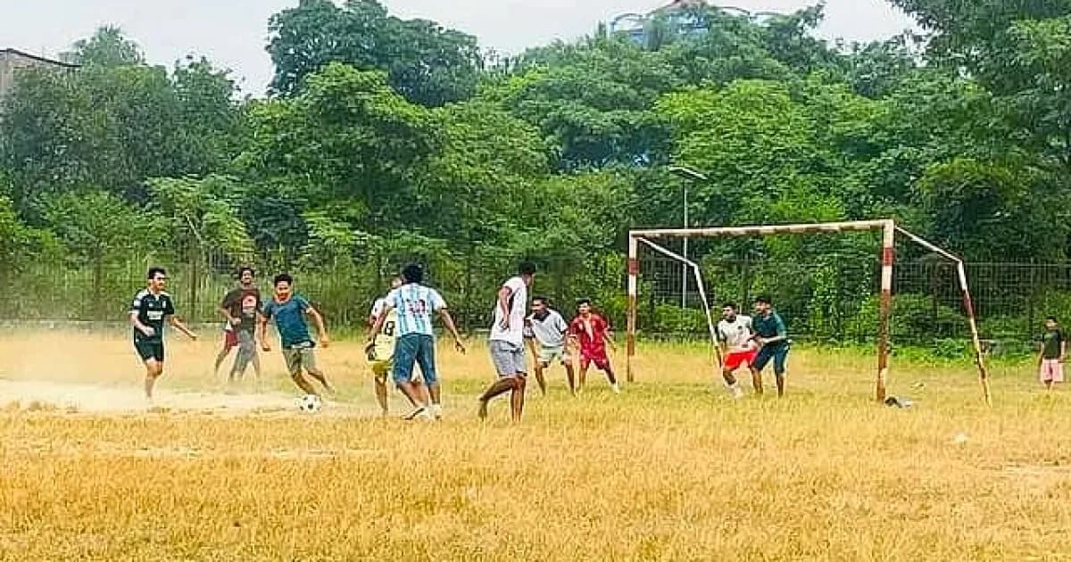 ভৈরব বন্ধুসভার মাদকবিরোধী প্রীতি ফুটবল ম্যাচ