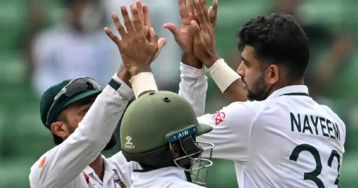 লাঞ্চের আগে নাঈমের আঘাত, ওয়েস্ট ইন্ডিজ এখনও ৫৯ রানে পিছিয়ে