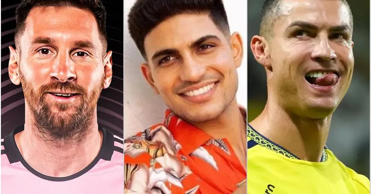 মেসি–রোনালদোর চেয়ে বাণিজ্যিক আকর্ষণ বেশি শুবমান গিলের