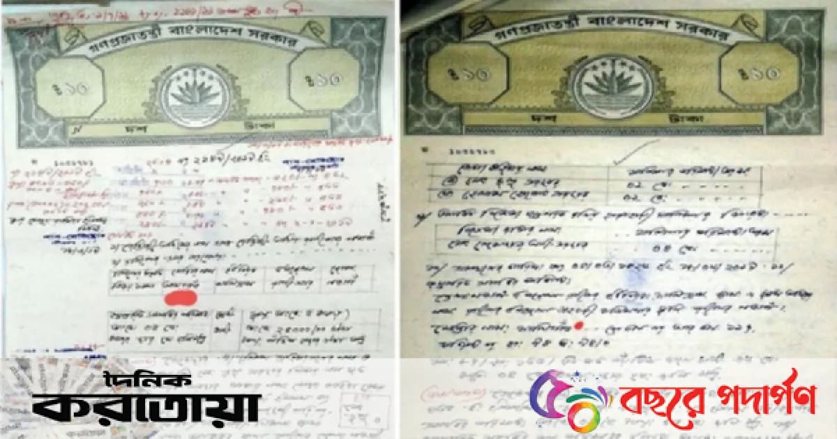 সিরাজগঞ্জের শাহজাদপুরে পুড়িয়ে ফেলা হলো মালিকবিহীন দলিল