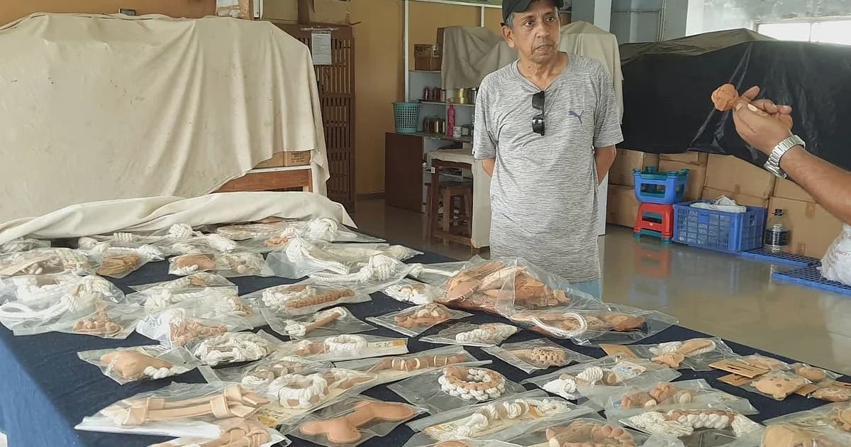 ফেলনা জিনিসের খেলনা বানিয়ে রপ্তানি করেন মাগুরার সাউয়াদা