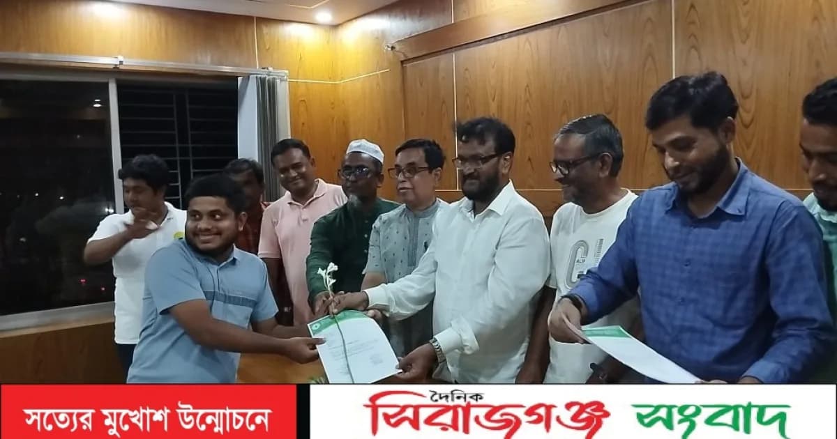 সিরাজগঞ্জ প্রেসক্লাবে ৩৫ নতুন সদস্যকে বরণ,সততা ও দায়িত্বশীলতার সঙ্গে সাংবাদিকতার আহ্বান