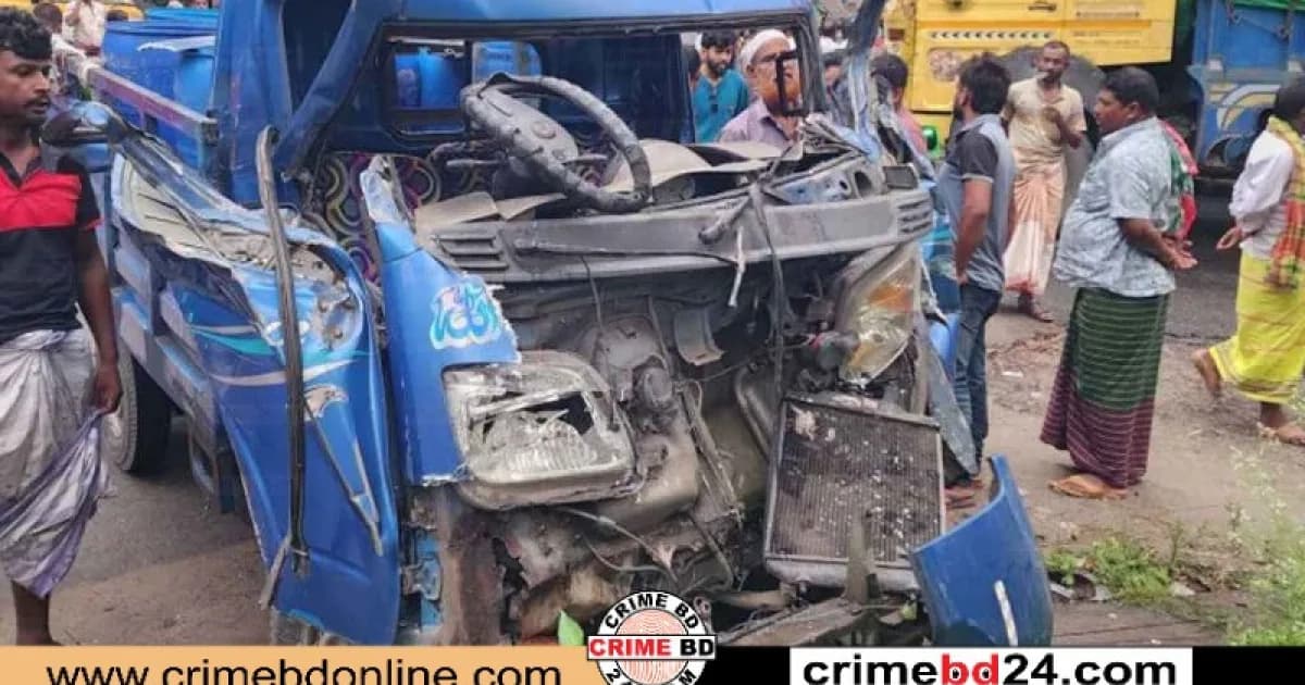 সিরাজগঞ্জে ট্রাক ও পিকআপের মুখোমুখি সংঘর্ষে ২ জন নিহত