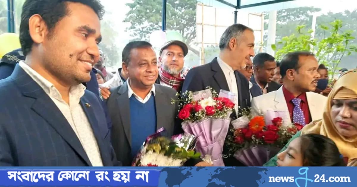 শাহজাদপুরে সিএসএফ গ্লোবালের সেন্টার পরিদর্শনে ইরানের রাষ্ট্রদূত