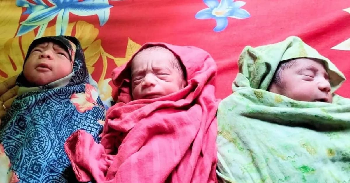 সিরাজগঞ্জে একসঙ্গে ৩ পুত্রসন্তানের জন্ম