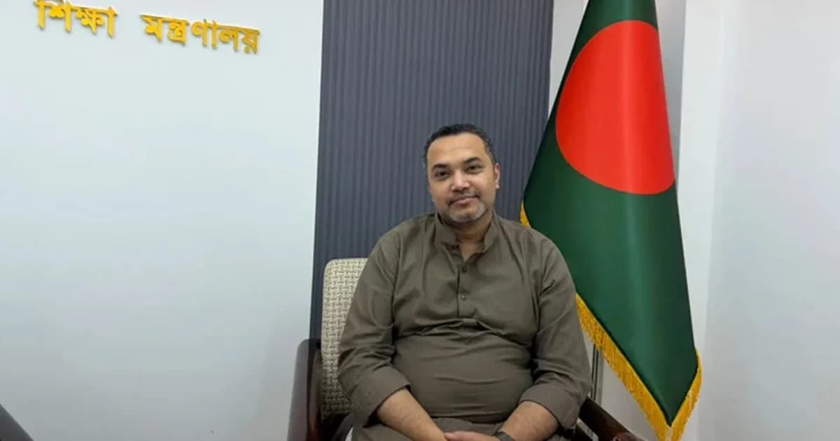 শিক্ষা খাত পুনর্গঠনের উদ্যোগ নিয়েছে সরকার: মাহদী আমিন