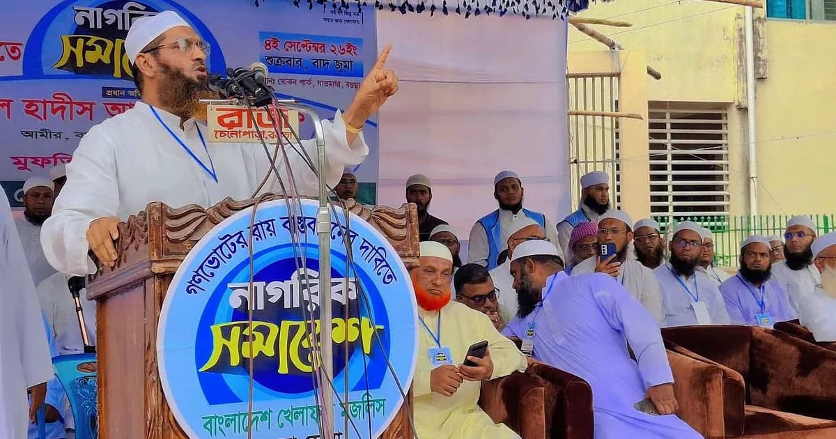 গণভোটের রায় বাস্তবায়ন সরকারের বৈধতার স্বার্থেই জরুরি: মামুনুল হক
