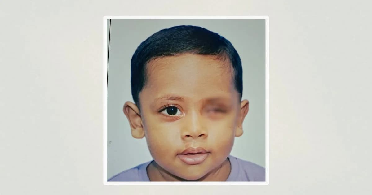 যে বাবা পৃথিবী দেখেন না, তিনি এখন ছেলের পৃথিবীটা বাঁচাতে চান