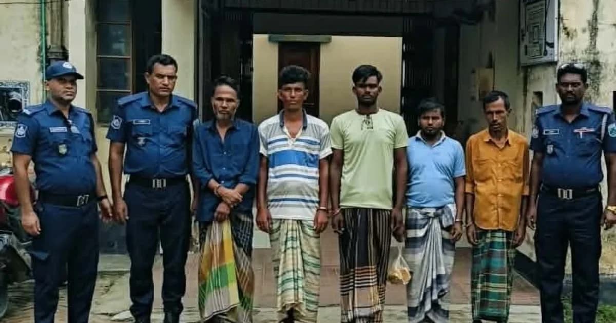 সিরাজগঞ্জে হত্যা মামলার আসামিসহ ৫ জন গ্রেপ্তার