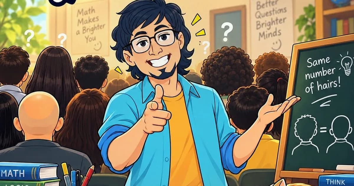 বাজি ধরুন, চুল না গুনেই জিতে যাব