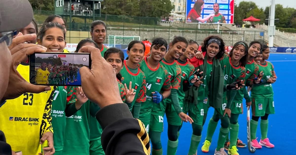 মালয়েশিয়াকে হারিয়ে জুনিয়র এশিয়া কাপে পঞ্চম বাংলাদেশের মেয়েরা