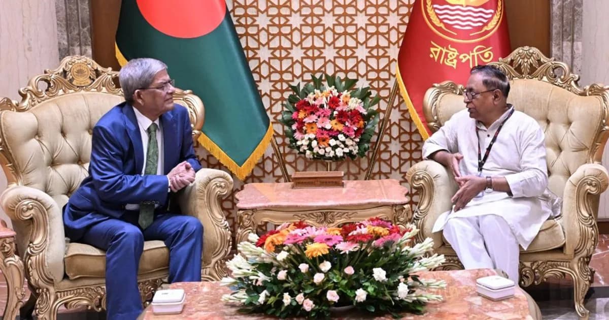 রাষ্ট্রপতির সঙ্গে সাইফুল হকের সৌজন্য সাক্ষাৎ