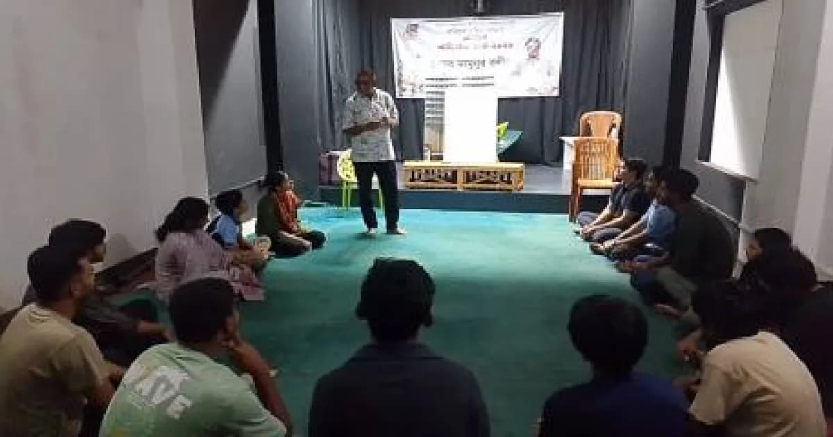 সিরাজগঞ্জে শুরু হয়েছে ৮ দিন ব্যাপী নাট্যলোকের কর্মশালা