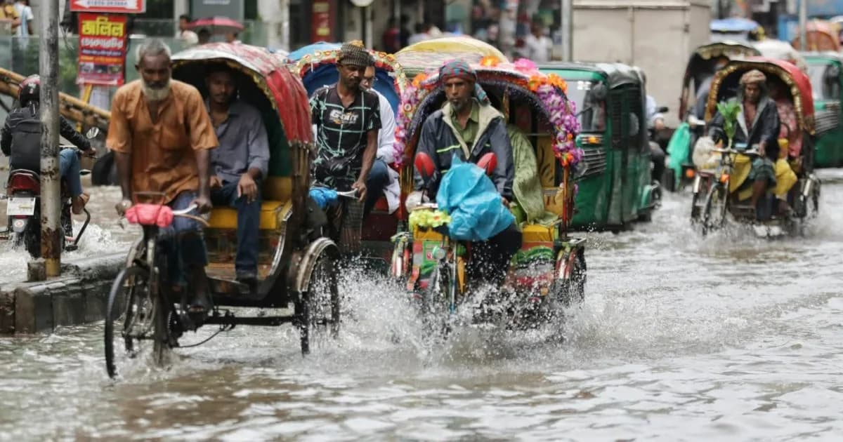 মতিঝিলে জলাবদ্ধতা, নটর ডেম কলেজের ক্লাস বাতিল