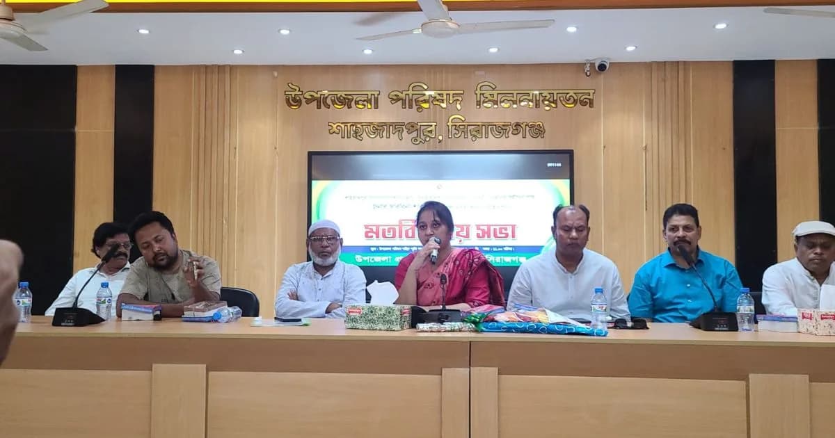 শাহজাদপুরে সাংবাদিক ও পেশাজীবীদের সাথে নবাগত ইউএনও’র মতবিনিময়