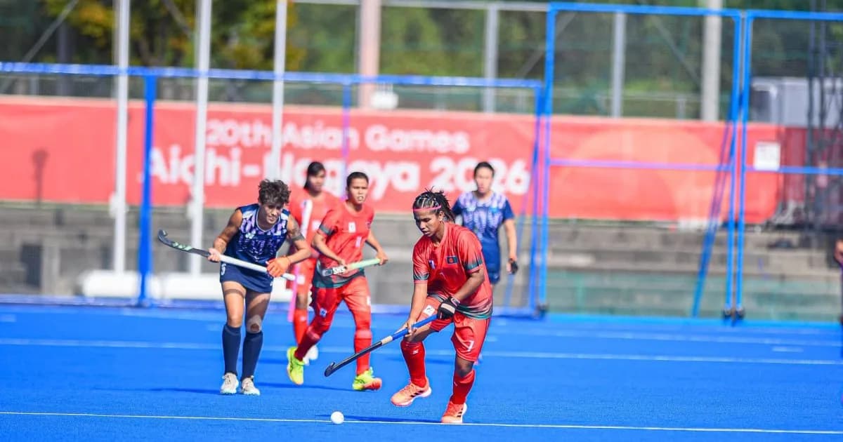 ৫ গোলের ম্যাচে প্রতিদ্বন্দ্বিতা করে হারলো বাংলাদেশের মেয়েরা