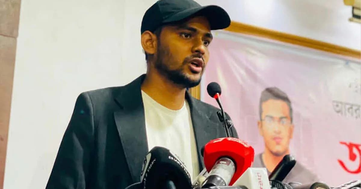 এনসিপি ভারতবিরোধী নয়, আধিপত্যবাদবিরোধী: আসিফ মাহমুদ