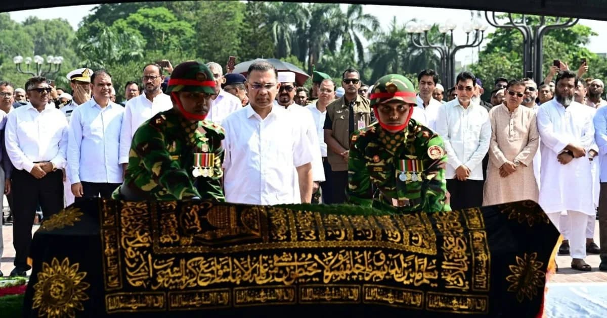 সংসদের দক্ষিণ প্লাজায় সালাহ উদ্দিনের প্রথম জানাজা অনুষ্ঠিত, অংশ নেন প্রধানমন্ত্রী