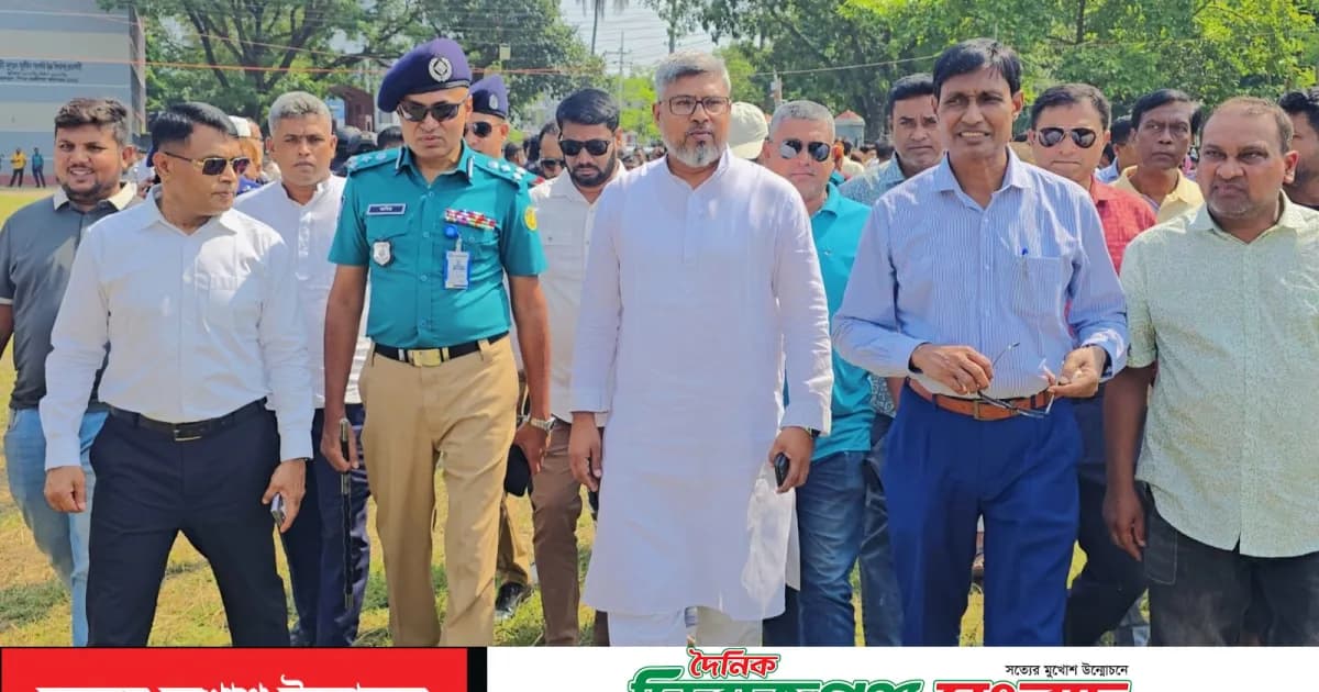 প্রধানমন্ত্রীর রাজশাহী সফর ঘিরে মাদরাসা মাঠে শেষ মুহূর্তের প্রস্তুতি, পরিদর্শনে RDA চেয়ারম্যান