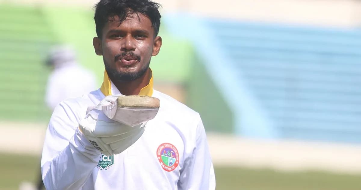 বন্ধু নাহিদ রানার পথ ধরে জাতীয় দলের স্বপ্নে বিভোর ডাবল সেঞ্চুরিয়ান নাঈম