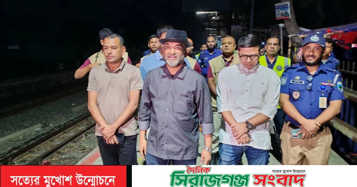 সিরাজগঞ্জে হয় সন্ত্রাসীরা থাকবে,নয়তো আমরা: পুলিশ সুপার সাইফুল ইসলাম সানতু